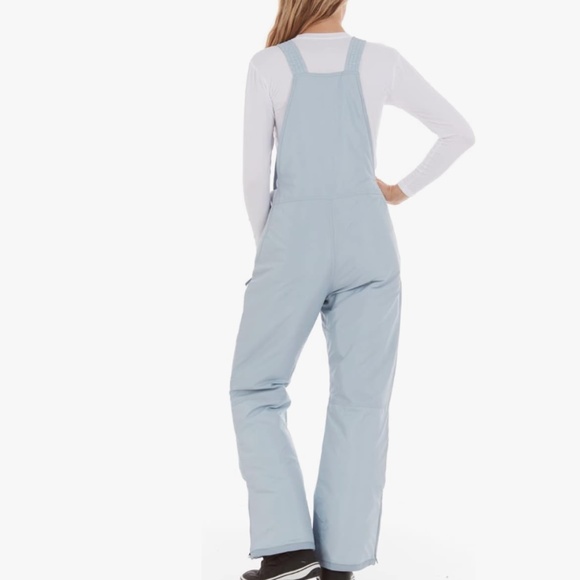 Arctic Quest Womens Ski Snow Bibs Pants Insulated Water Resistant Overalls - Picture 3 of 3